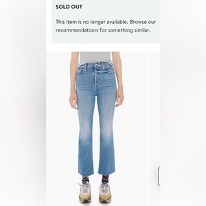 MOTHER The Tripper Ripped High Waist Fray Hem Ankle Jeans